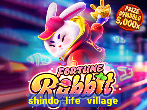 shindo life village blaze private server codes